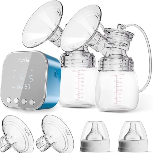 Lulia Double Electric Breast Pump with 10 Storage Bags
